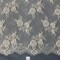 3 Yards Beaded Chantilly Embroidered Lace Fabric with Eyelash Scallop 58 Inches Width